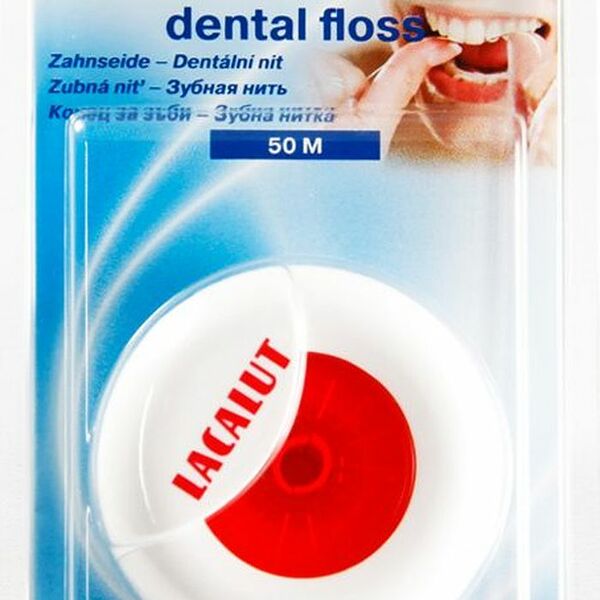 Зубная нить Lacalut Dental floss 50 м цвет в ассортименте