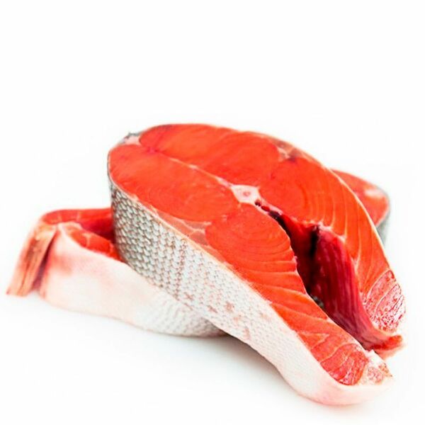 Дикий лосось нерка, стейк свежемороженый, Икорный, 600 г
