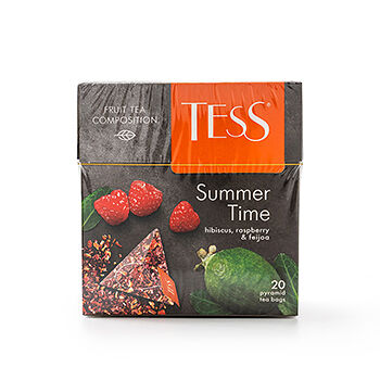 Чай травяной Tess Summer гибискус с малиной и ароматом фейхоа 20пак 36г