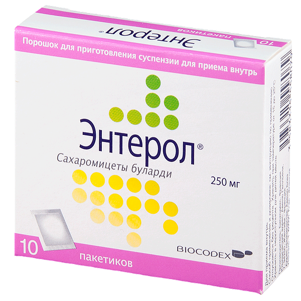 Энтерол 250 мг порошок 10 шт