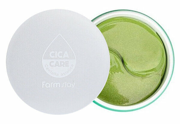 FARMSTAY Гидрогелевые патчи для области вокруг глаз с центеллой азиатской восстанавливающие, 60 шт