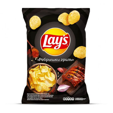 Чипсы Lays Ребрышки гриль