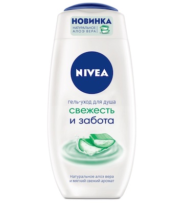 

Гель-уход для душа Nivea Свежесть и забота Алое вера 250 мл
