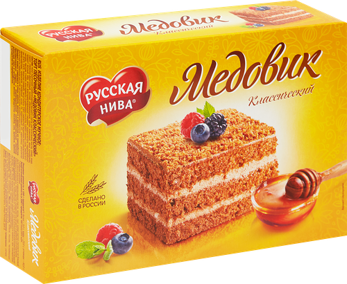 Торт Русская нива Медовик классический 420 г