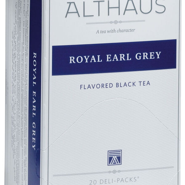 Чай черный Althaus Royal Earl Grey с бергамотом, 20 шт.
