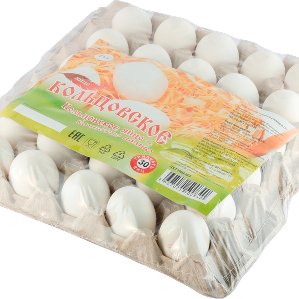 Яйцо куриное Кольцовское С1, 30 шт