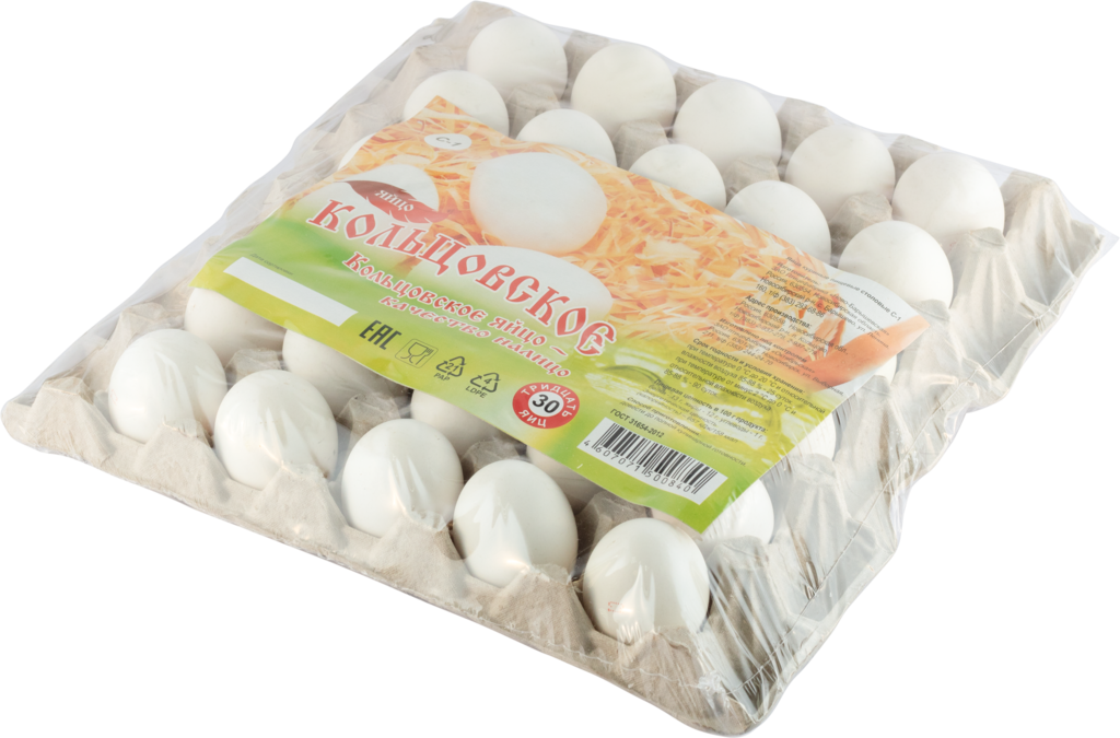 

Яйцо куриное Кольцовское С1, 30 шт.