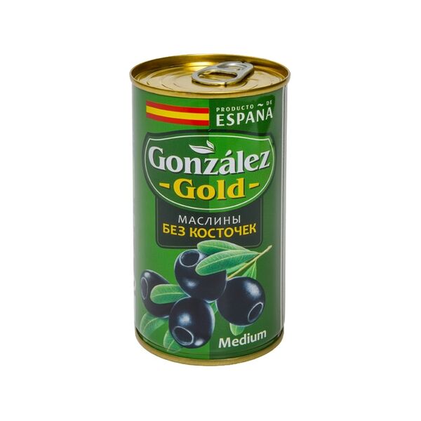 Маслины Gonzalez Gold Medium без косточек 350г ж/б Испания