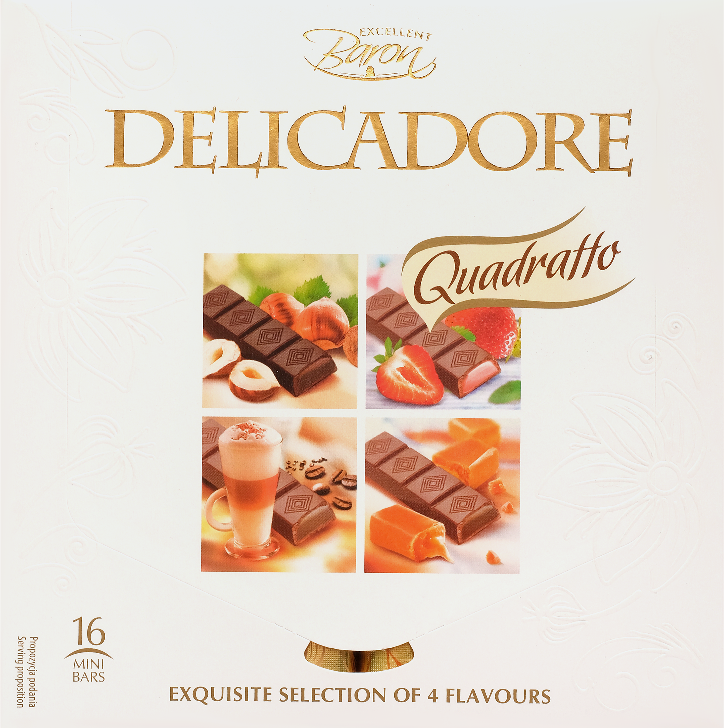 

Набор изделий кондитерских Delicadore Латте макиато карамель из молочного и темного шоколада 200 г