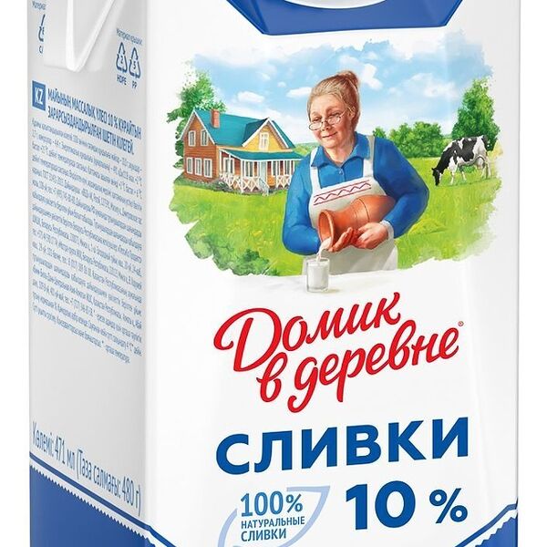 Сливки Домик в деревне 10%