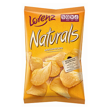 Чипсы с солью Lorenz Naturals классические 100г