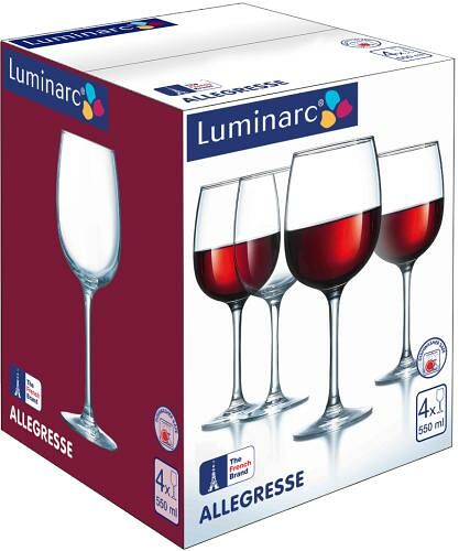 Набор бокалов для вина Luminarc Allegresse 550 мл 4 шт