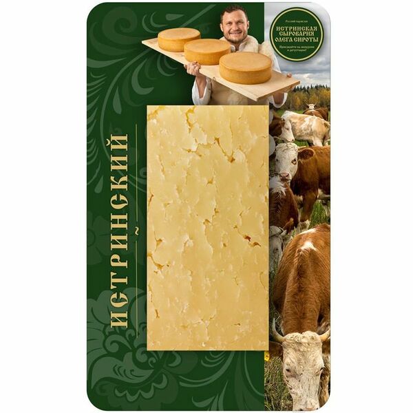 Сыр Истринская сыроварня Олега Сироты Истринский 50%