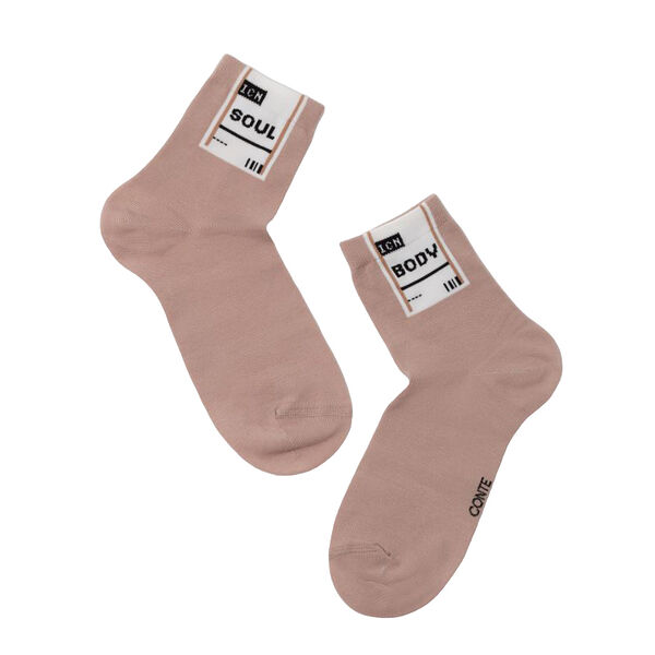 Носки женские `CONTE ELEGANT` CE HAPPY бежевый (23-25) 