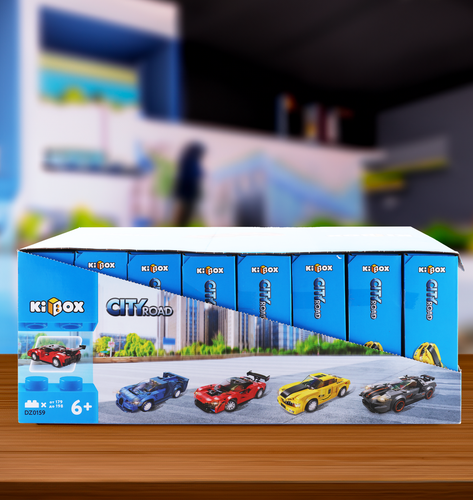 

Конструктор Kibox гоночный автомобиль, дизайн в ассортименте