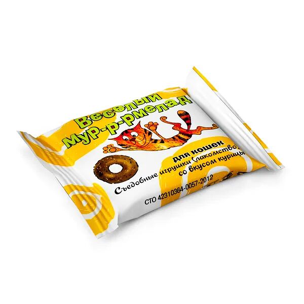 Лакомство для кошек Veda Веселый мур-р-рмелад со вкусом курицы