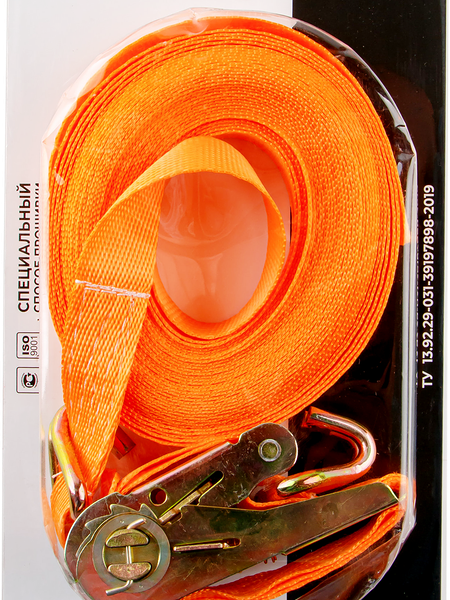 Ремень крепления груза TopAuto 2,5см, лента, 800/1600кг, 10м