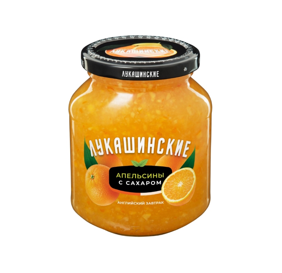 

Апельсины Лукашинские протертые с сахаром 450 г
