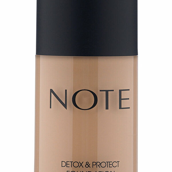 Тональная основа для лица Note защитная с детокс-эффектом, 30 мл, 116