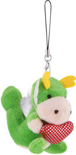 

Брелок Homeclub Дракон с сердечком 6 см, текстиль, в ассортименте