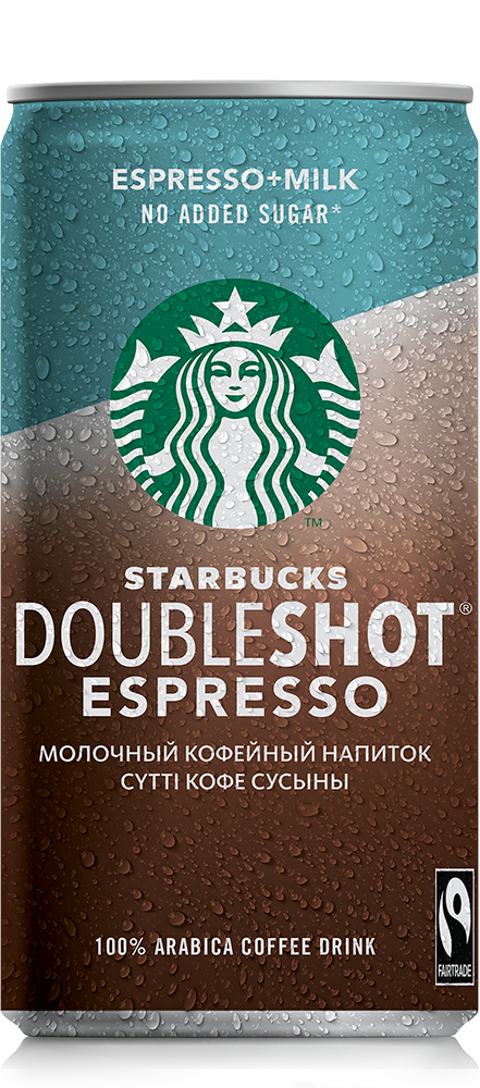

Напиток кофейный молочный Starbucks Doubleshot Espresso без сахара 200 мл