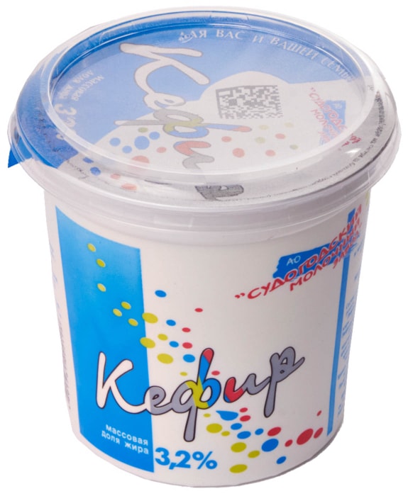 

Кефир Судогодский молочный завод 3,2% 400г