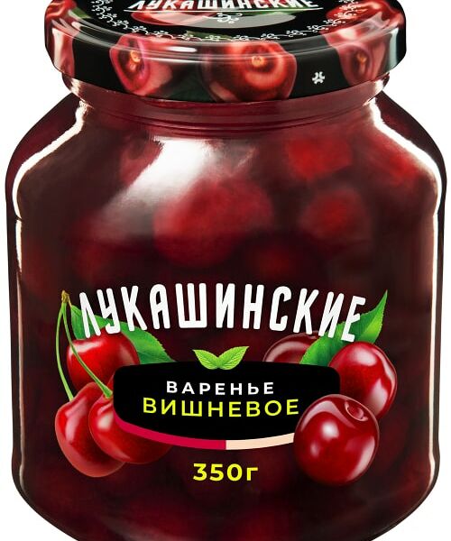 Варенье Лукашинские Вишневое 350г