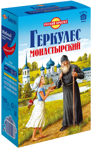 

Хлопья овсяные Русский продукт Геркулес Монастырский 500 г