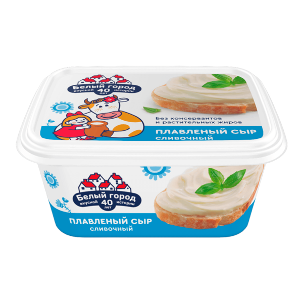 Сыр плавленый Белый Город Сливочный 40%