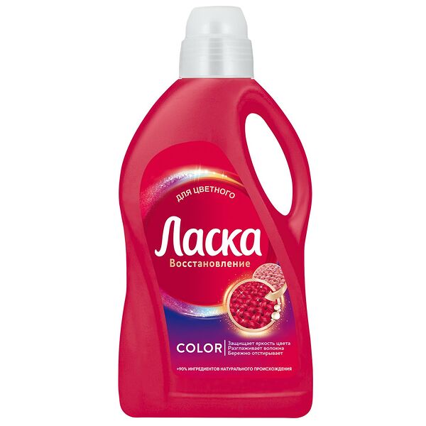 Гель для стирки Ласка для цветного, 2 л, 33 стирки