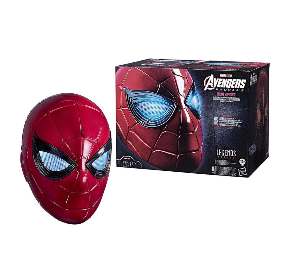 

Шлем (реплика) Marvel Legends Series Iron Spider Electronic Helmet Человек-паук F0201