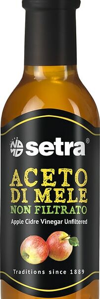 Уксус Setra Яблочный нефильтрованный 4% 250мл