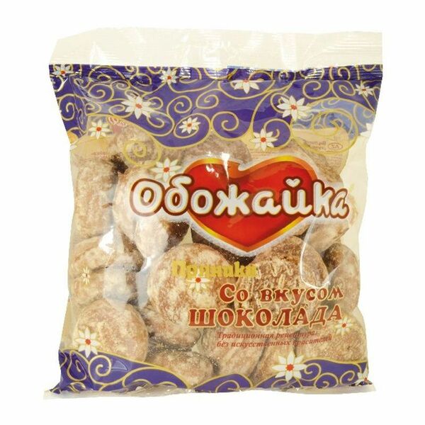 Пряники СОРМОВО Обожайка со вкусом шоколада