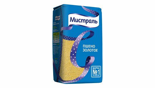 Пшено золотое Мистраль 900г