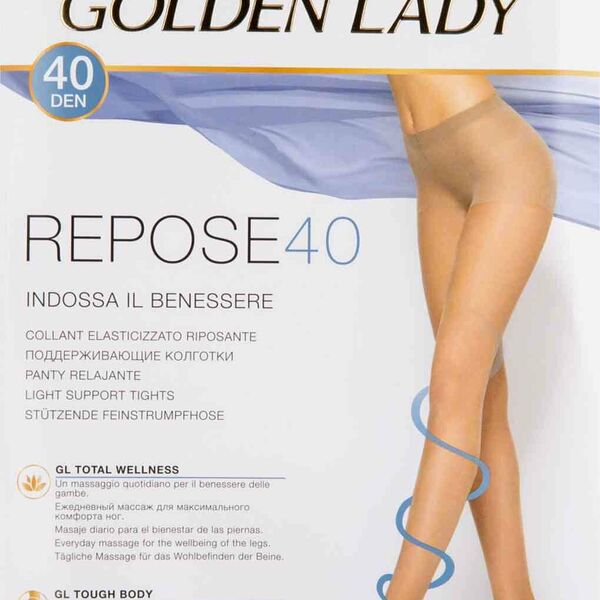 Колготки женские Golden Lady Repose поддерживающие цвет: playa
