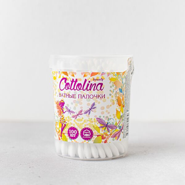 Ватные палочки Cottolina, 100 шт