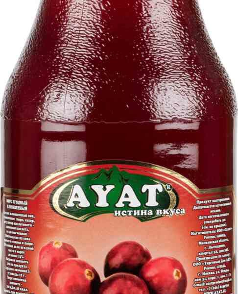 Морс ягодный Ayat Клюква