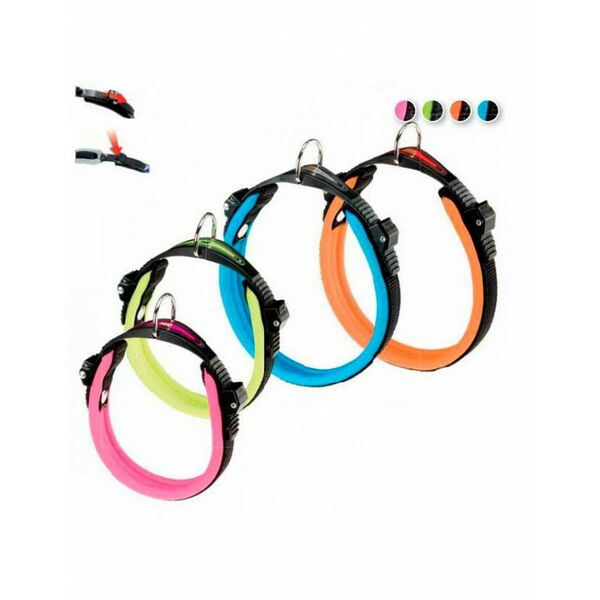 Ferplast Ошейник Ergocomfort Fluo для собак 15мм/34-42 оранжевый