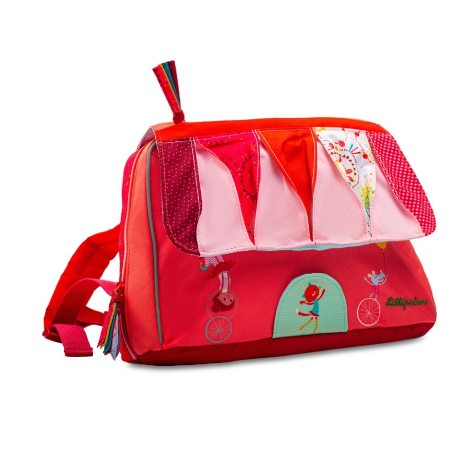 

Рюкзак дошкольный Lilliputiens Цирк Шапито А5 36х38х3 см