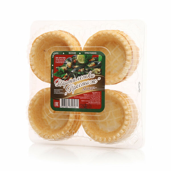 Тарталетки Престиж миди ТМ Престиж, 16 шт