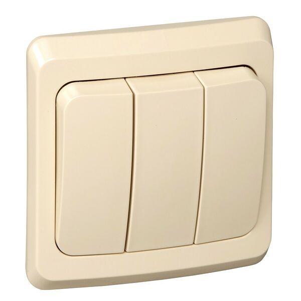 Выключатель трехклавишный SCHNEIDER