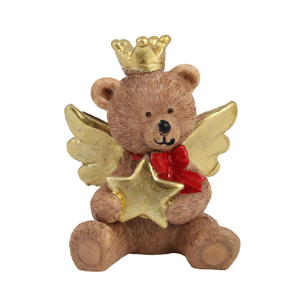 Сноу бум сувенир новогодний, 6х5.1х7.5 см, полистоун