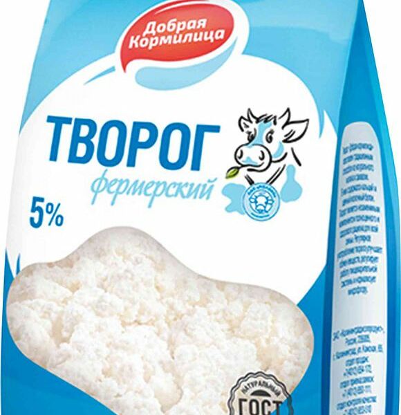 Творог Добрая кормилица фермерский 5% 300г
