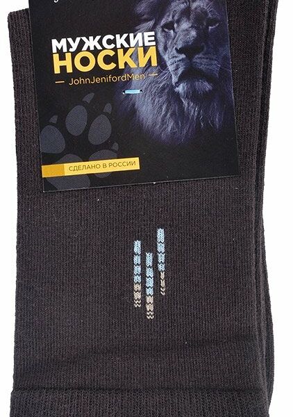 Носки мужские С120907 серые р.27 ТМ John Jeniford (Джон Дженифорд)