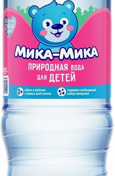 Вода природная негазированная для детей 