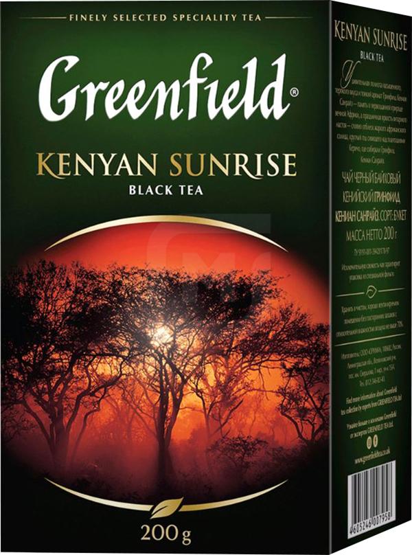 

Чай черный Greenfield Kenyan Sunrise