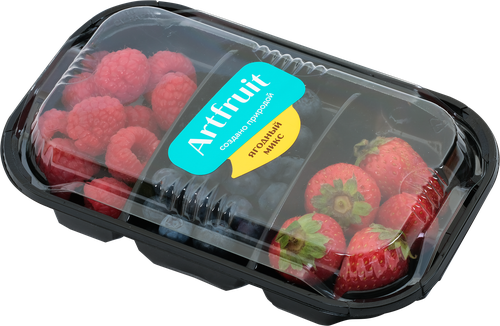 

Ягодный мини микс Artfruit голубика малина клубника 150 г