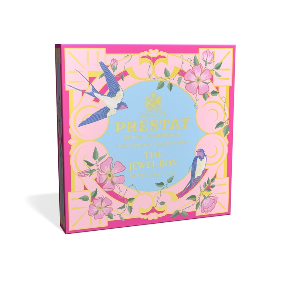 

Шоколадная шкатулка Prestat драгоценностей