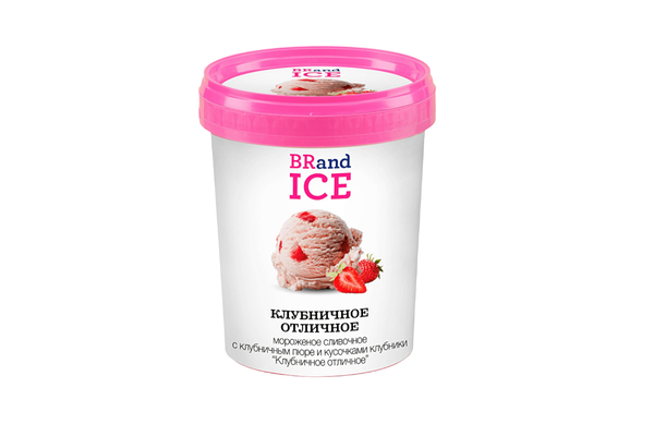 Мороженое Brand Ice Клубничное отличное