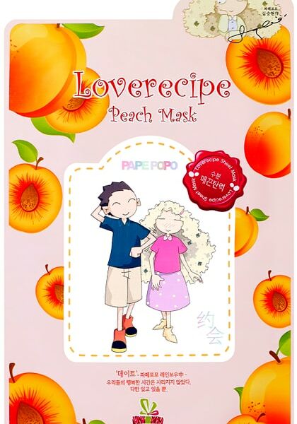 Маска для лица Sally's box Любовные Рецепты с Персиком тканевая 20мл